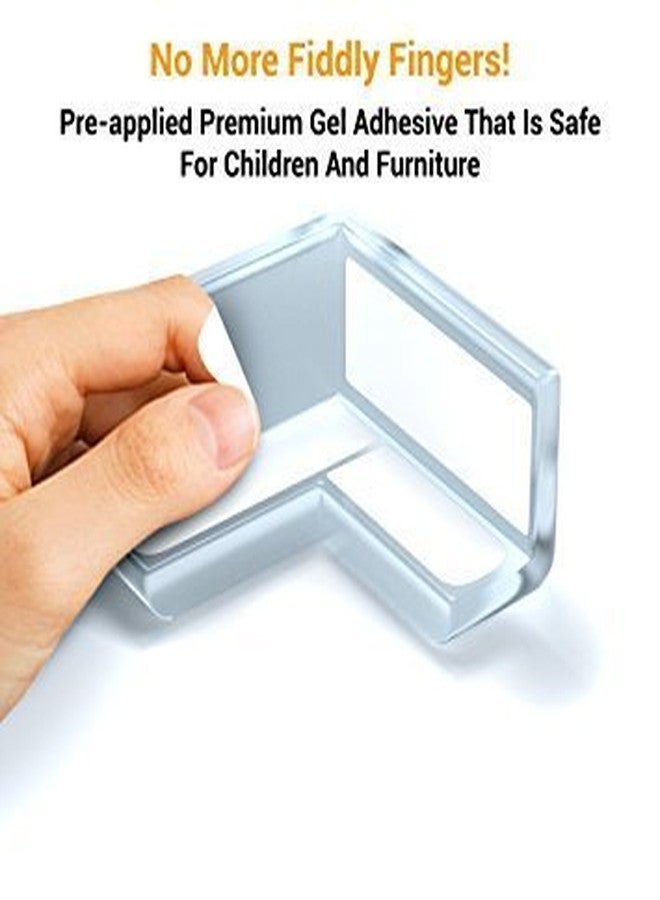 Sakar Sales Corner Protector for Kids Table Corners Edge Protector Guards for Baby Child Safety Self Adhesive, Clear Safety Guard Gel Table. - Image 2