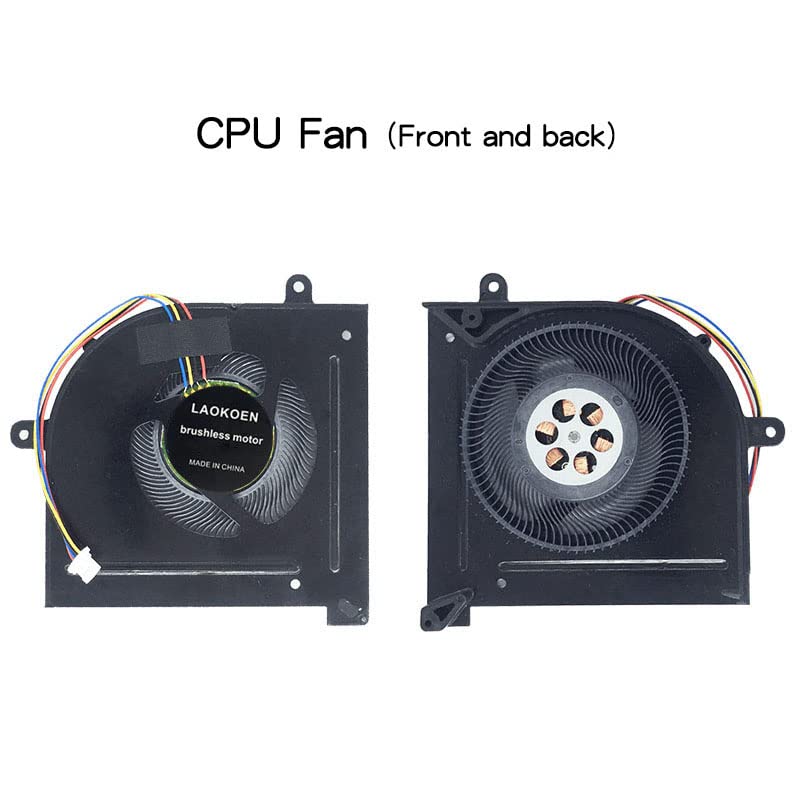 LAOKOEN New Replacement Cooling Fans for MSI GS63 GS63VR GS73 GS73VR GS62 GS72 MS-17B1 MS-17B2 MS-16K2 MS-16K3 MS-16K4 MS-16K5 Stealth Pro Series CPU Cooling Fan BS5005HS-U2F1 DC 5V (4-Pin 4-Wire) - Image 4