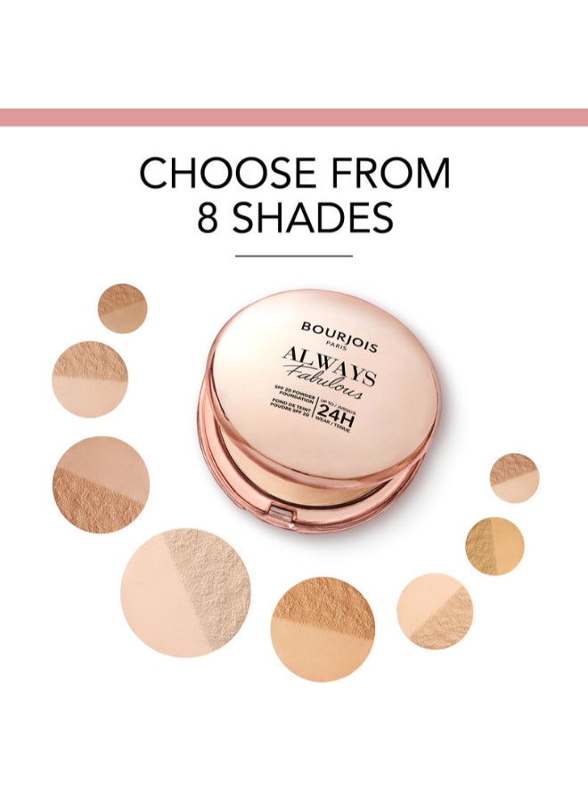 BOURJOIS PARIS - Always Fabulous Powder Foundation - 310 - BeiGramse, 7Grams - Image 1