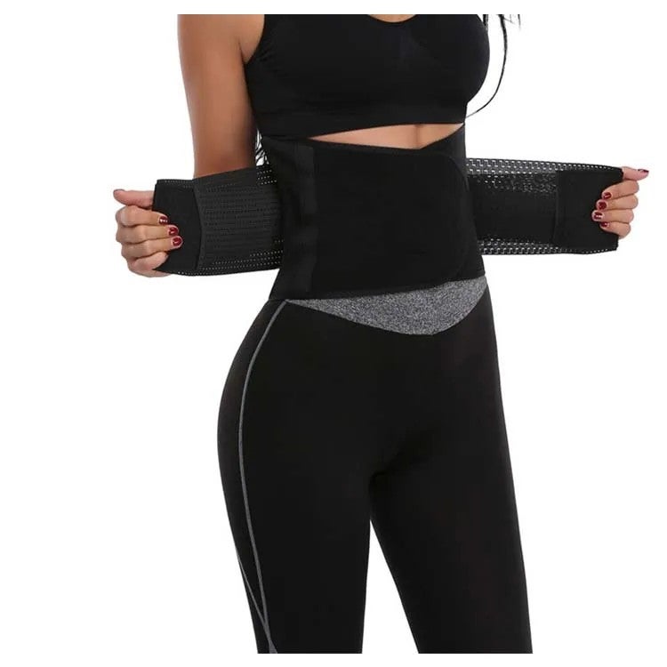 Bluejw Weight Loss Waist Trimmer for Women - Slimming Body Compression Back Support Exercise Belt - Image 2