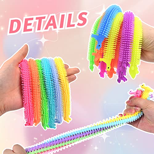 Juuxncgv 20 PCS Stretchy Fidget Toy,Colorful Stretchy Strings Fidget Toy for Children's Day Gift,Kids,Adults,Boys,Girls,Stress Relief,Calming and Relaxing Present - Image 4