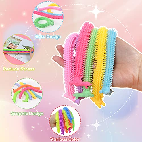 Juuxncgv 20 PCS Stretchy Fidget Toy,Colorful Stretchy Strings Fidget Toy for Children's Day Gift,Kids,Adults,Boys,Girls,Stress Relief,Calming and Relaxing Present - Image 3