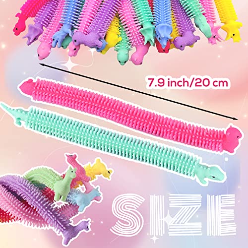 Juuxncgv 20 PCS Stretchy Fidget Toy,Colorful Stretchy Strings Fidget Toy for Children's Day Gift,Kids,Adults,Boys,Girls,Stress Relief,Calming and Relaxing Present - Image 2
