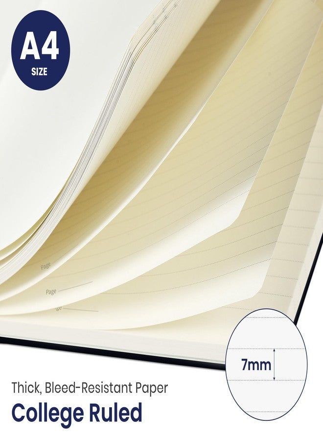 Taja Pretty Lined Spiral Journal Notebook For Women, 8.5"x11" Aesthetic Cute Large Notebooks for Work & Note Taking, College Ruled Journaling Notebook for Writing, Plastic Cover, Daisy Garden - Image 2