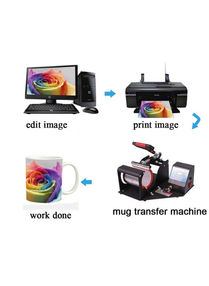 Kalon - Single MUG heat press machines sublimation professional Cup-transfer Machine for Home Office 11oz Cup Printing with Digital Display - Image 1