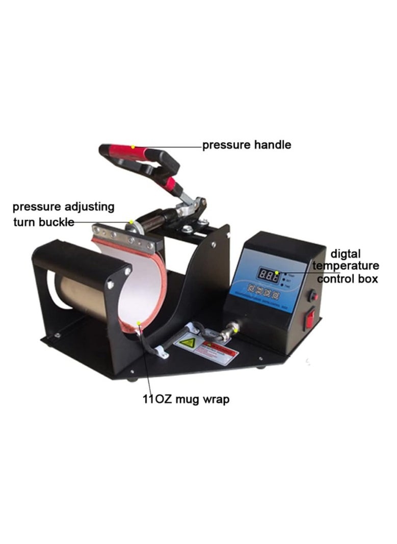 Kalon - Single MUG heat press machines sublimation professional Cup-transfer Machine for Home Office 11oz Cup Printing with Digital Display - Image 1