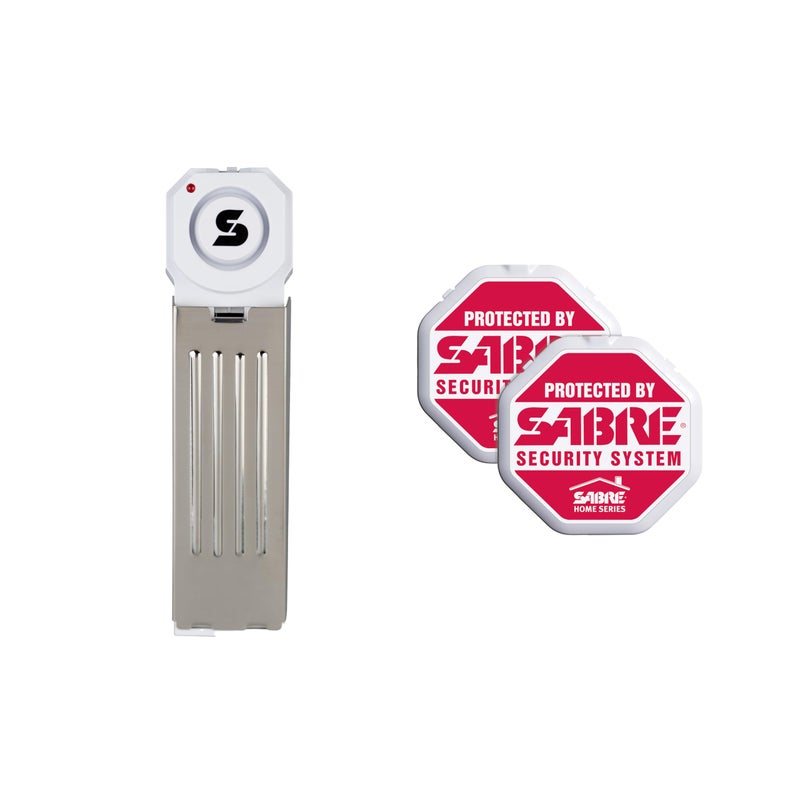 Sabre 120 dB Wedge Door Stop Security Alarm Extremely Loud Wireless Siren Audible Up to 1500 Ft NonSkid Pad Compact Alarm Great for Home Travel Apartment or Dorm - Image 2