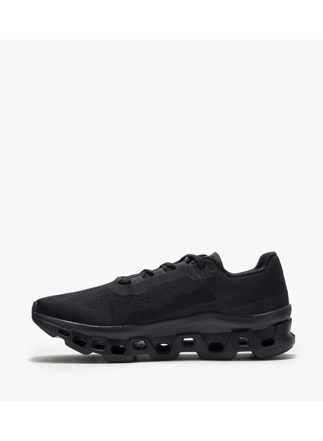 ON Cloudmonster Void running shoes in black - Image 4