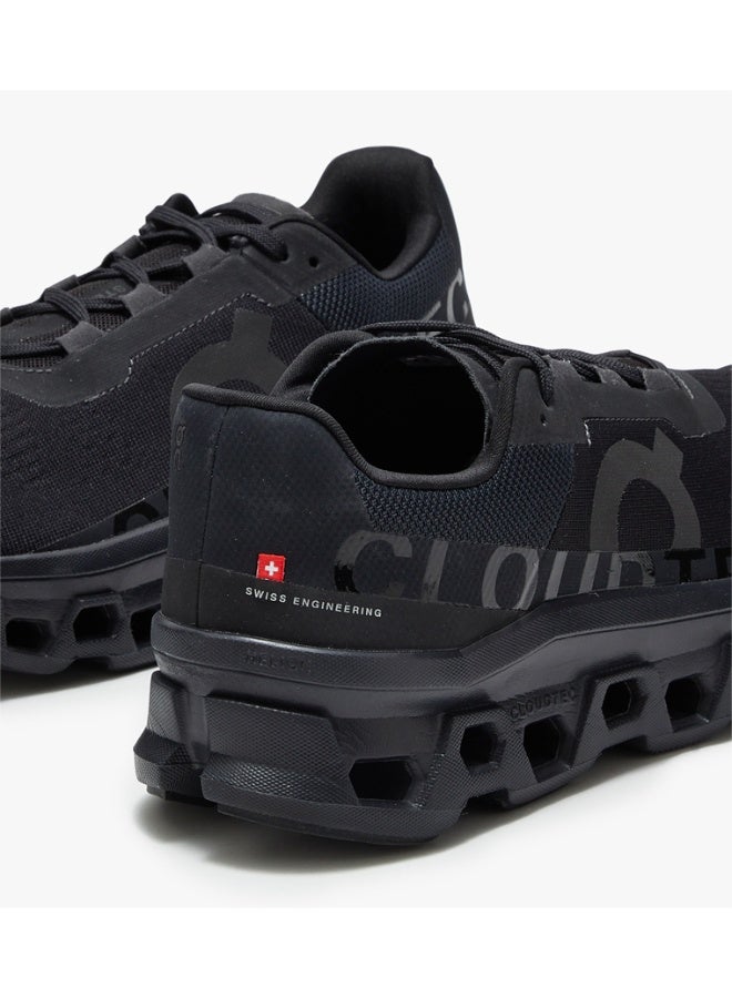ON Cloudmonster Void running shoes in black - Image 3