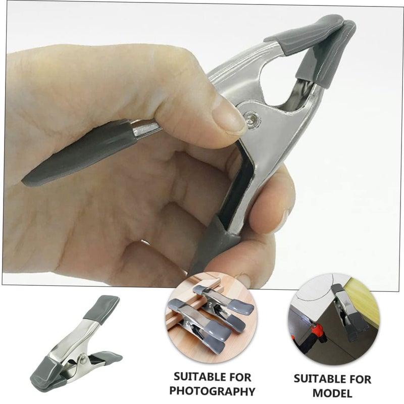 Heavy Duty 6PCS Spring Clamps for Photography Backdrop Studio Reflectors Lightweight Portable - Image 5