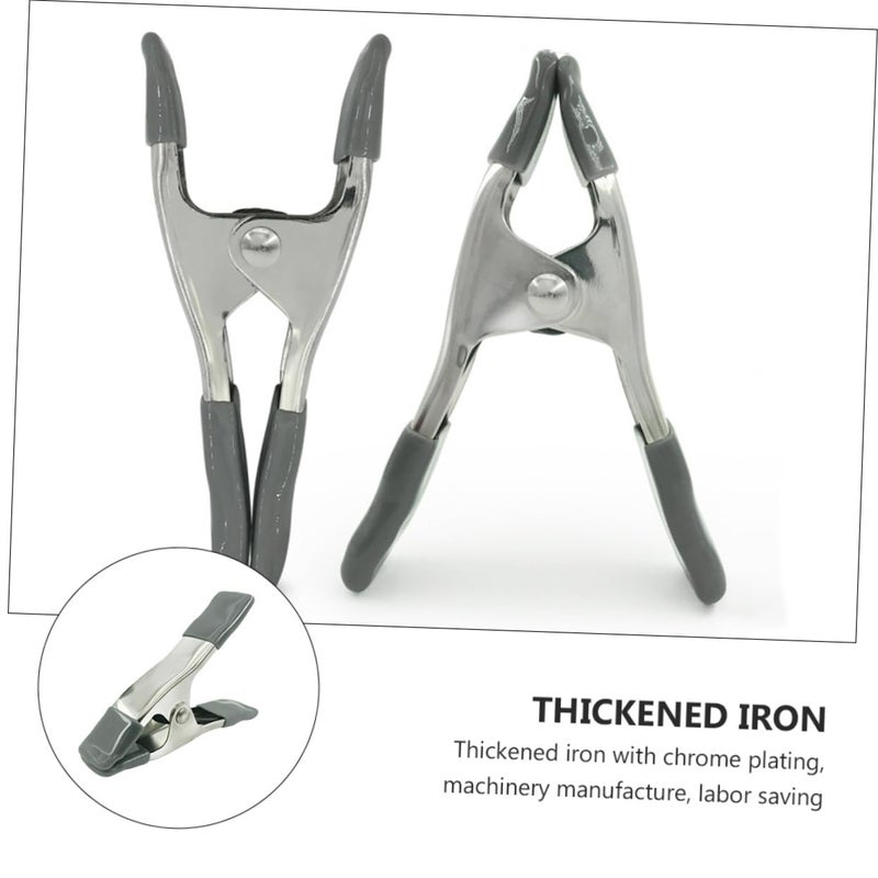 Heavy Duty 6PCS Spring Clamps for Photography Backdrop Studio Reflectors Lightweight Portable - Image 3