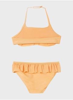 NAME IT Kids 2 Pack Frilly Halter Bikini  - Image 2