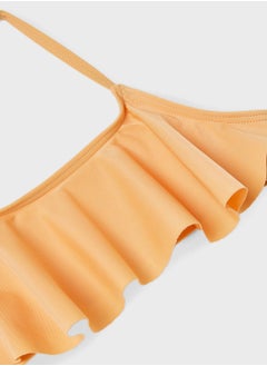 NAME IT Kids 2 Pack Frilly Halter Bikini  - Image 4