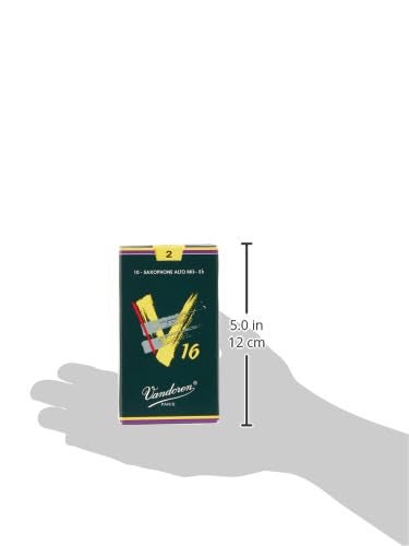 Vandoren SR702 Alto Sax V16 Reeds Strength 2; Box of 10 - Image 3