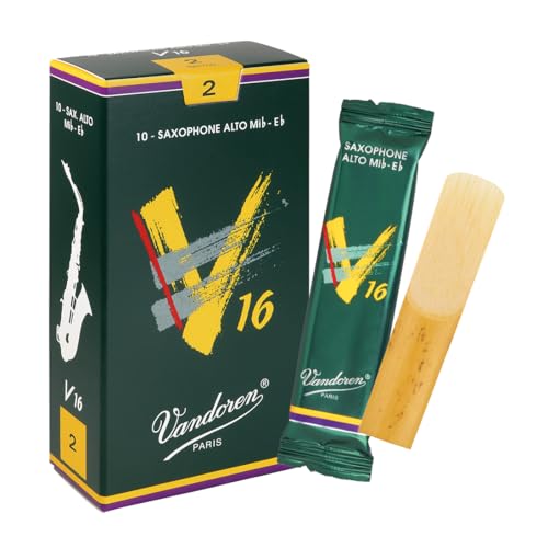 Vandoren SR702 Alto Sax V16 Reeds Strength 2; Box of 10 - Image 1