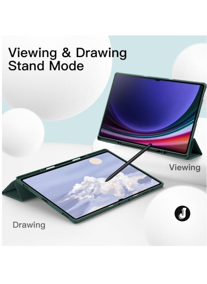 JAJEEK "2024 Samsung Galaxy Tab S9 Ultra 14.6 Inch Case – Soft TPU Ultra-Thin Smart Cover with Pencil Holder, Auto Wake/Sleep for Galaxy Tab S9 Ultra (2023)" - Image 3