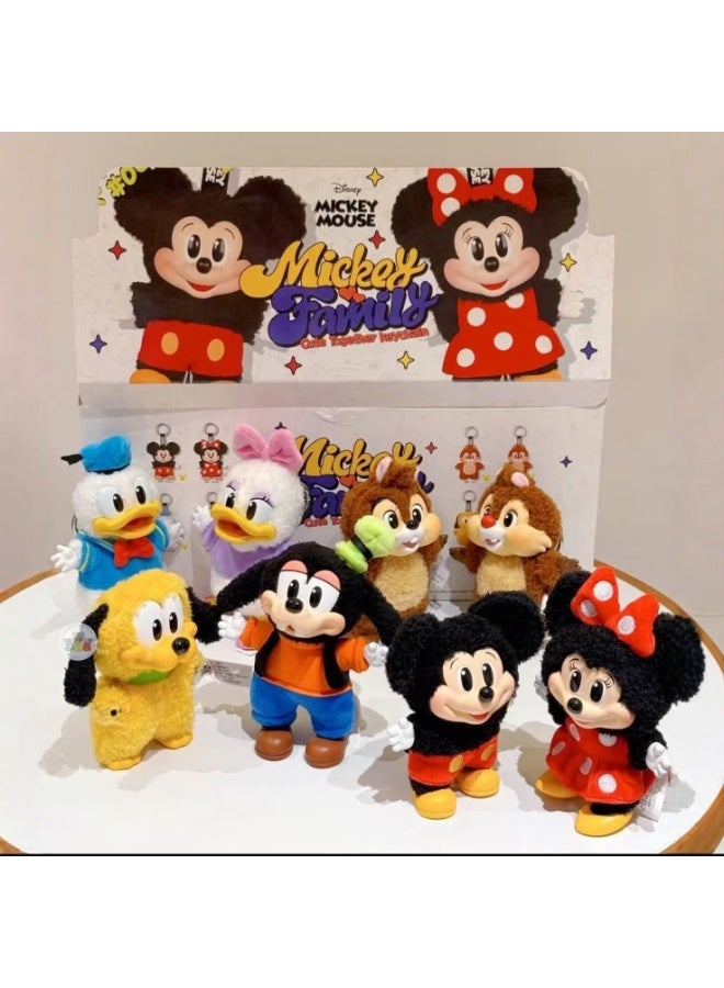 Disney Mickey Mouse Mickey Family Cute Together Keychain Series Figures Blind Box, Random Design Action Figures Collectible Toys Home Decorations - Image 4