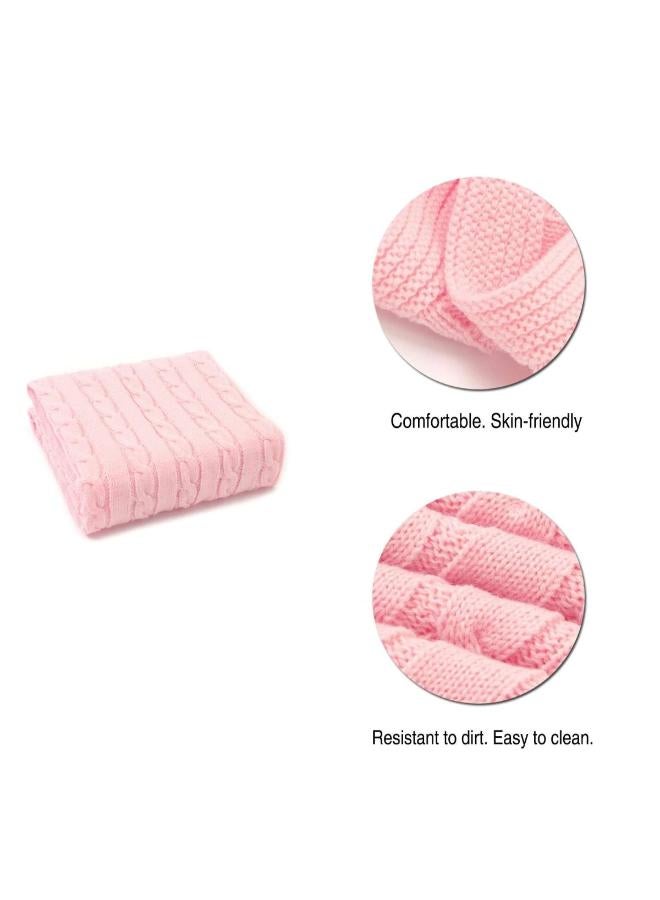 Mamas Gift Breathable Knit Blanket Well Made Cellular Baby Blanket by Ultra-soft Cotton Knit Material, Ideal for All Seasons. We Design for Your Baby According to the Actual Measurement, - Image 5