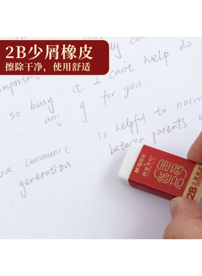 M&g Stationery 2b Mechanical Pencil And Card Sharpener Set, Forbidden City Culture Golden List Series Exam/graduate School Entrance Exam/civil Service Exam 4-piece Set Hamp1455 Exam Kit - Image 5