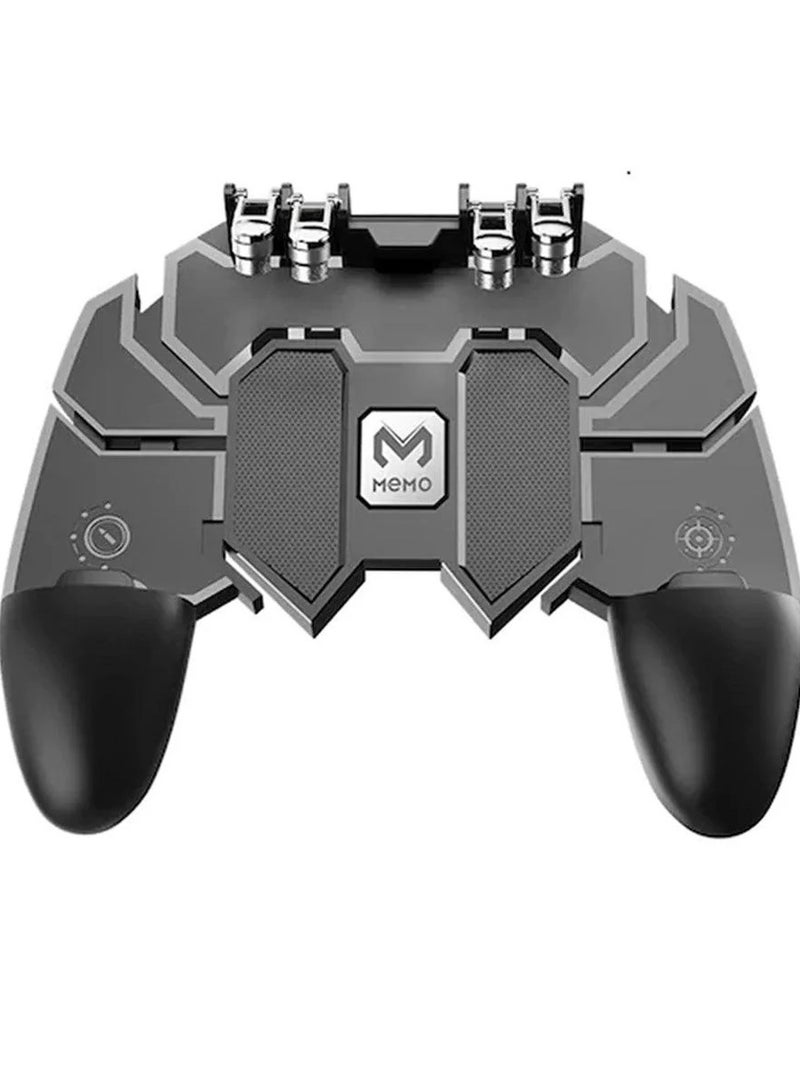 Memo Mobile Game Controller - Model AK-66 - Suitable for Most Mobile Phones - Black - Image 1
