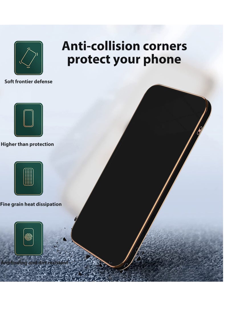 Xiaomi Redmi 12 4G / 5G غطاء حالة الهاتف المحمول ، الغطاء الخلفي الناعم للطلاء الفاخر ، رفع حماية الكاميرا الكاملة - Image 3