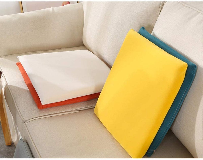 Namdev Art's Namdev Arts HR Pads Foam Dining ChairSquare Chair PadCar Seat Cushions Office Chair Kitchen Pooja Soft Comfortable Sitting 16X16X175 InchTeal Green Pack of 4 - Image 1