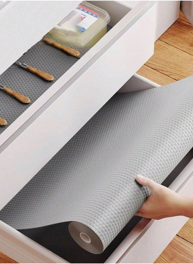 Generic Silicone Drawer Roll for Kitchen Drawer or Cabinet and Refrigerator Drawer Washable and Water-proof to Protect Drawer from Oil 300*45cm Random Color  - Image 1