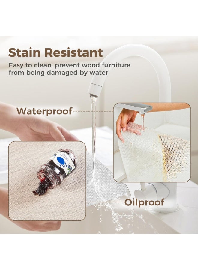 Silicone Drawer Roll for Kitchen Drawer or Cabinet and Refrigerator Drawer Washable and Water-proof to Protect Drawer from Oil 300*45cm White - Image 5