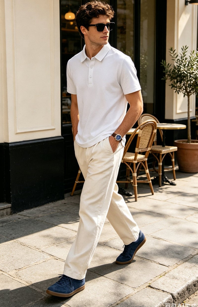 general Men's Polo Shirts Short Sleeve Golf Shirts Classic Fit Casual Performance T-Shirt - Image 5