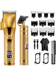 Ru syanl Hair Clippers for Men Professional Hair Trimmer Set Cordless Barber Clippers Beard Trimmer Hair Cutting Kit Rechargeable T Outliner Shaver Zero Gapped Haircut Grooming Kit  - Image 2