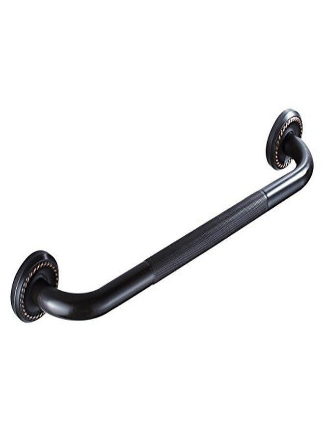 700BRASS (30cm, Mh) - 30cm Grab Bar Featuring Anti-Slip Handrail, Solid Brass, Oil Rubbed Bronze, Heavy-Duty Construction Armrest, Bathroom Bathtube Shower Safety Rail - Image 5