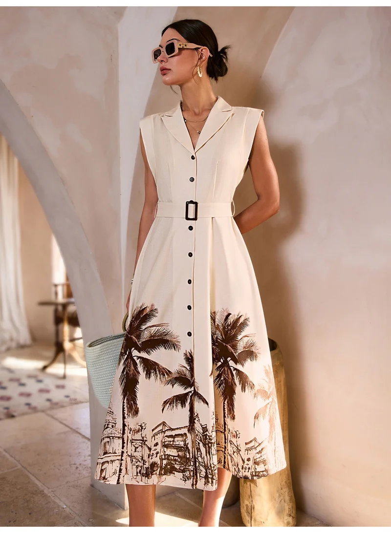 SIMPLEE Women's Summer Elegant DressLight & Comfortable Lightweight Cotton Blend Perfect for Outings