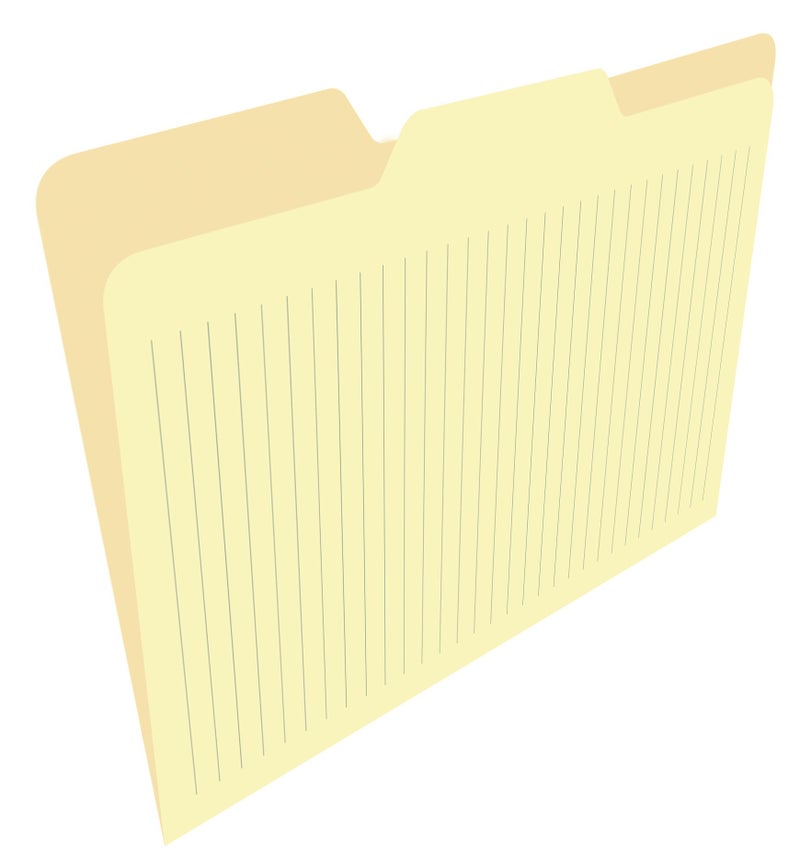 Find It File Folders - Pack of 12 Tabbed, Letter Size, Double-Sided, Ruled Filing Folders for Office, School, Note-Taking and Organization, Back to School Supplies for College Students - Manila - Image 1