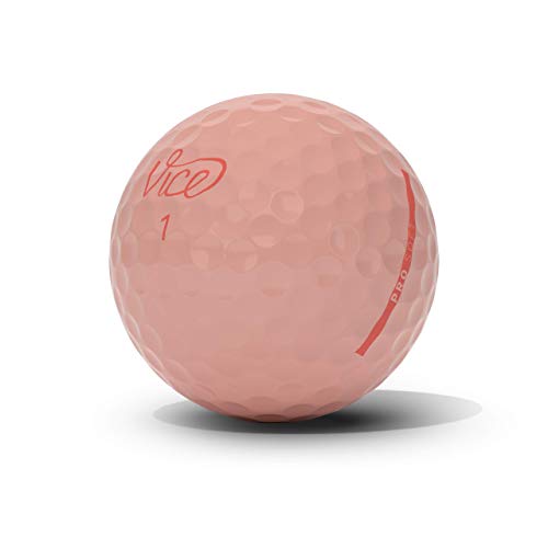 VICE Pro Soft Golf Balls (Prior Model), Peach Parfait - Image 3
