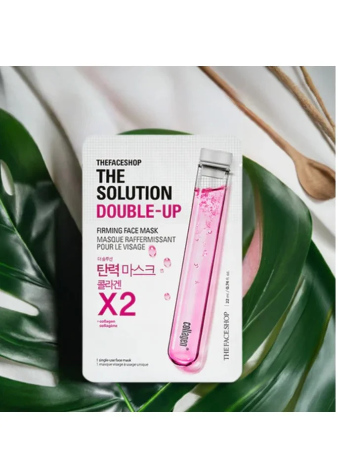 THE FACE SHOP The Solution Double Firming Face Mask || Collagen || Boosts Skin Vitality And Radiance