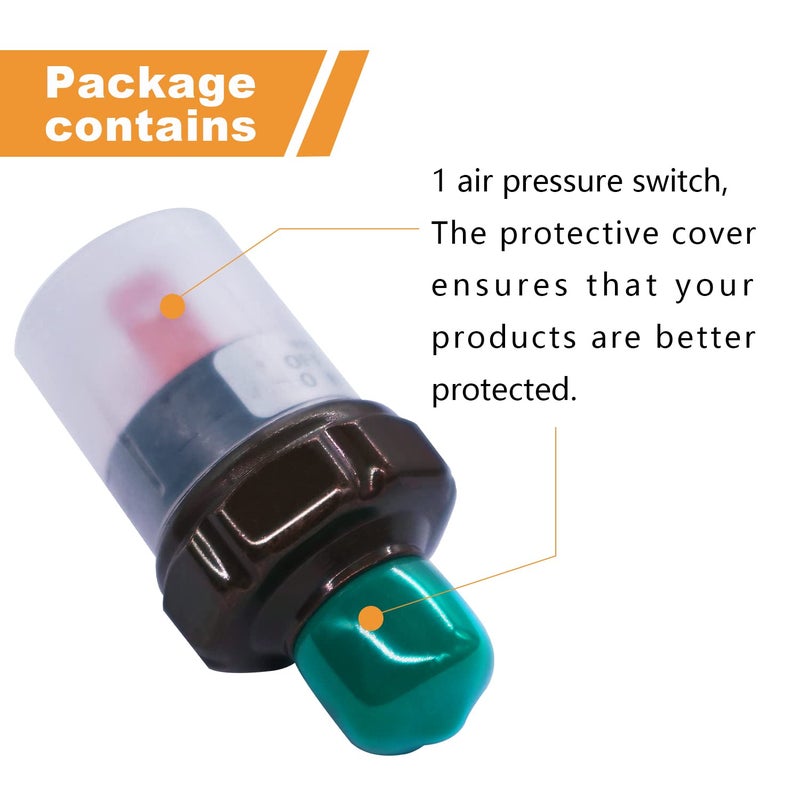 mankk Air Pressure Switch 120-150 PSI Thread 1/8" NPT 24V 12V DC Air Compressor Pressure Switch for Air Horn Train 120-150-1/8" NPT-BK - Image 2