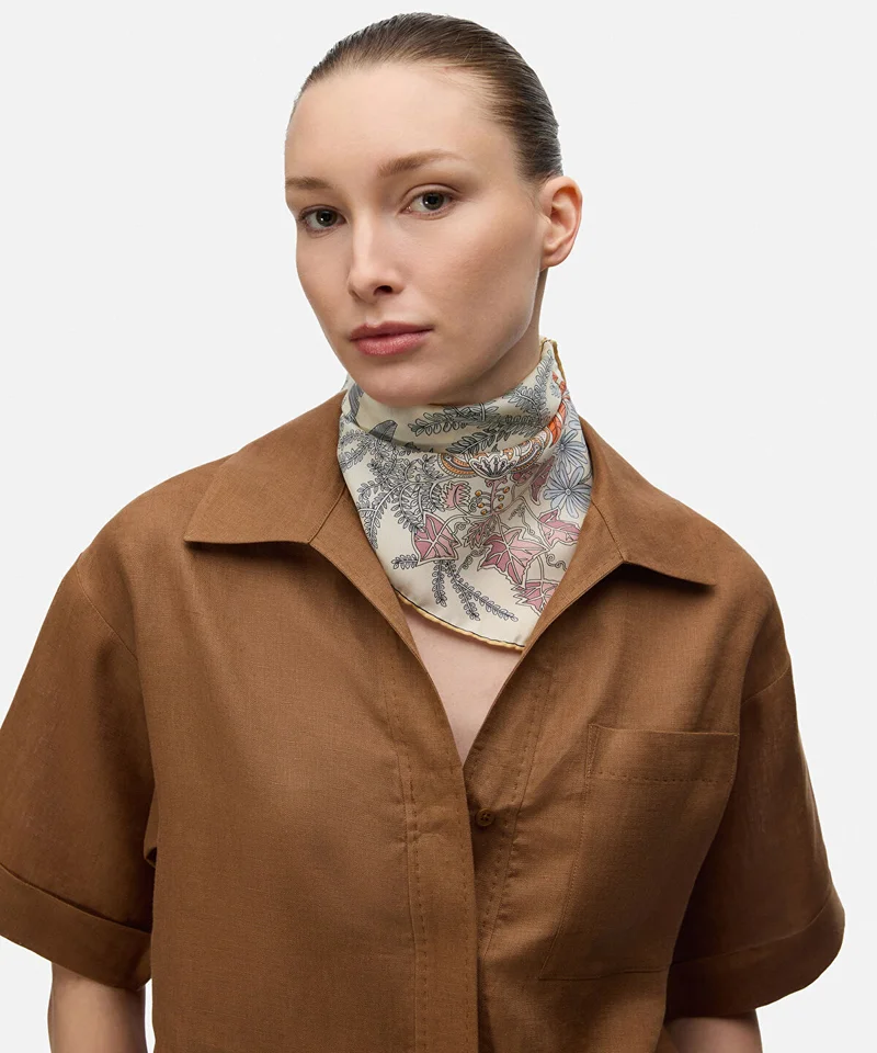 Ipekyol Floral Print Silk Scarf