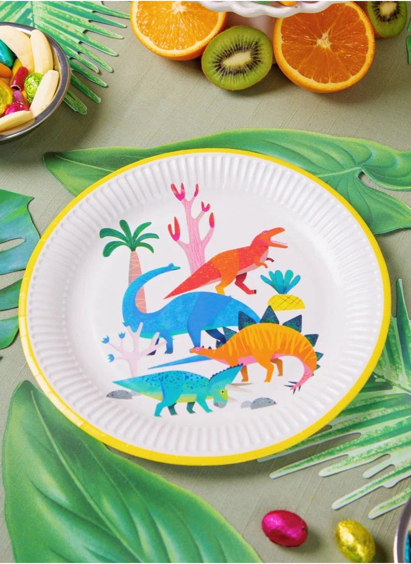 توكينج تيبلز طبق حفلات للأطفال بتصميم ديناصور - Image 1