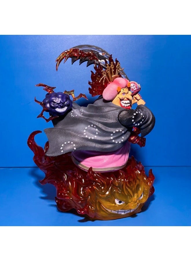 general One Piece Resonance Vol.5 Big Mom Light-Up Figure，25.5cm Premium Desktop Decor Birthday Gift Collectible - Image 2