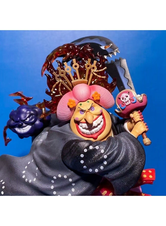 general One Piece Resonance Vol.5 Big Mom Light-Up Figure，25.5cm Premium Desktop Decor Birthday Gift Collectible - Image 1