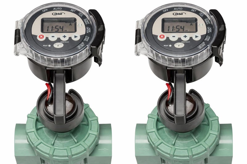 ORBIT 2-Pack Orbit 57860 Battery Operated Sprinkler Timer with Valve - Battery-Operated Sprinkler Timer with Valve for Easy Watering - Image 1