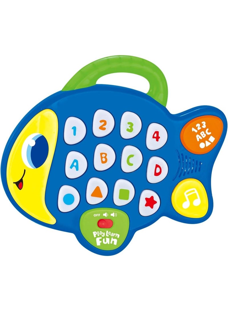 The Toys Home Fish with Light & Music Toy – Educational Developmental Toy for Toddlers – Enhances Fine Motor Skills, Hand-Eye Coordination, Creativity, Memory, and Cognitive Abilities - Image 1