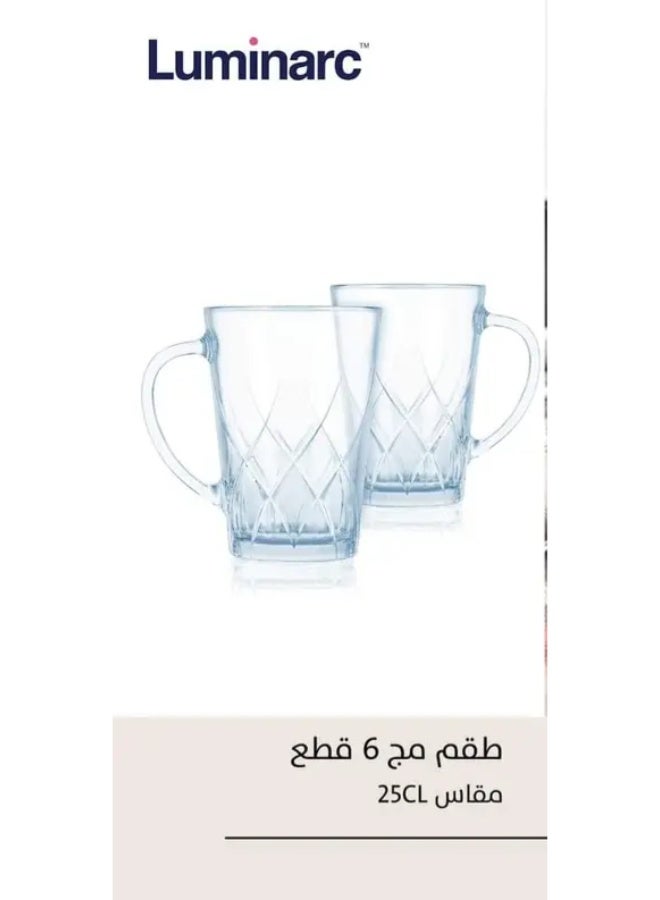 Luminarc 6-piece set mug – elegant design with a calming feel for comfortable and distinctive seating. - Image 4