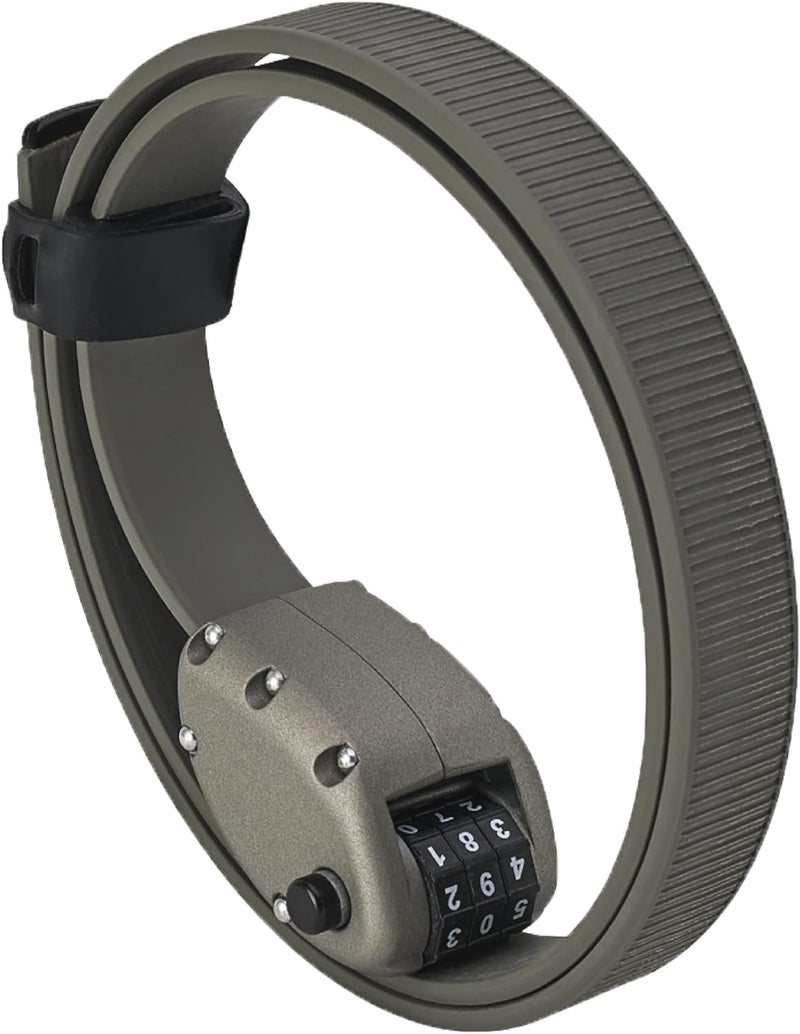 OTTOLOCK HEXBAND Cinch Lock - Lightweight Anti Theft Combination Bike Lock, Compact, Extra Tough, Bicycle Accessories, Grey, 60 Inch - Image 1
