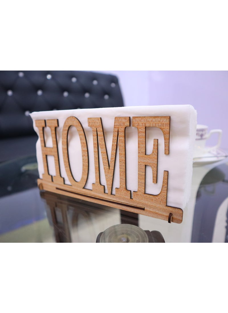 Sword Wood - Swordwood Laser Cut Wooden Home Napkin Holder 3mm SW-00109 - Image 1