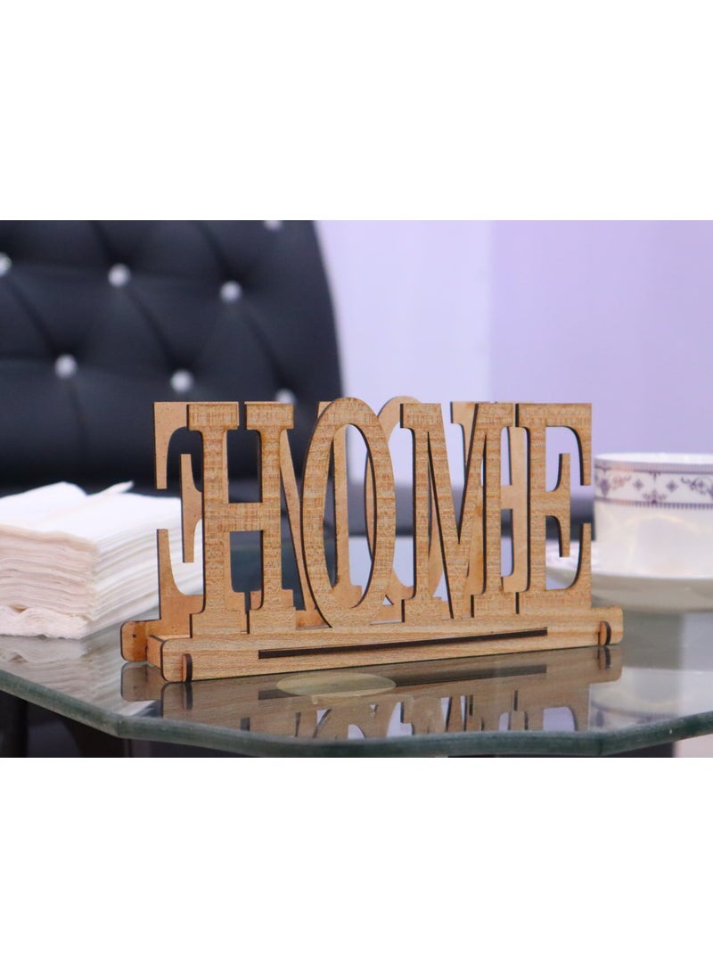 Sword Wood - Swordwood Laser Cut Wooden Home Napkin Holder 3mm SW-00109 - Image 1