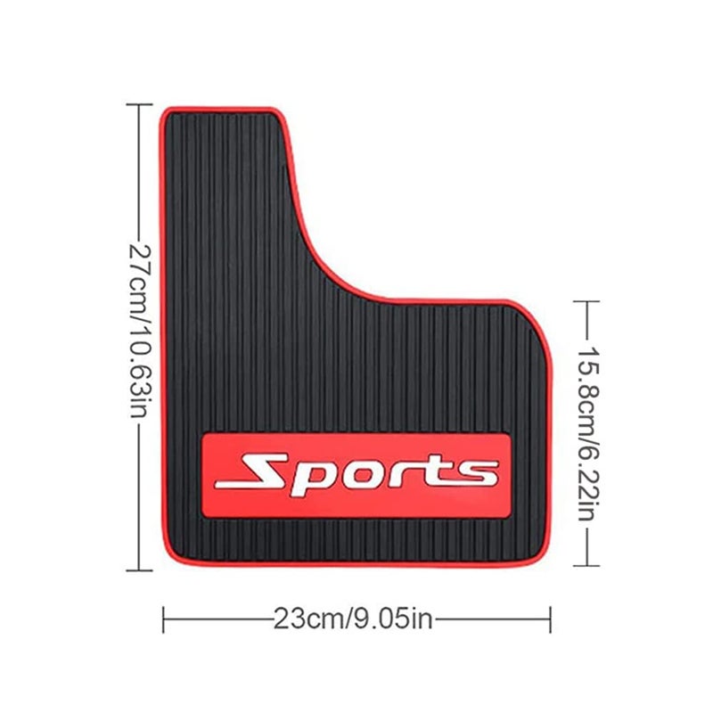 Tempsnow 4PCS Car Mud Flaps Universal Rubber Mudguard Soft No Collision Front and Rear Fender Splash Guards Mud Flaps for Cars - Image 5