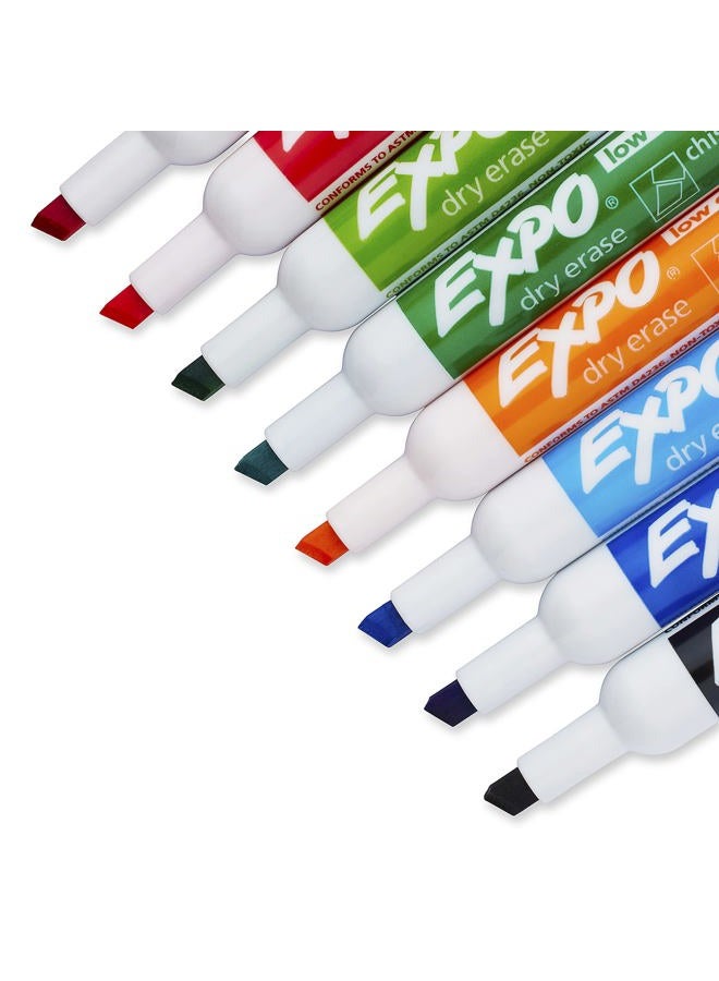 Expo Low-Odor Dry Erase Markers, Chisel Tip, Fashion Colors, 8-Count - Image 3