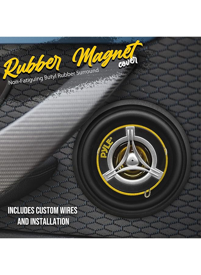 Pyle Car Two Way Speaker System - Pro 3.5 Inch 120 Watt 4 Ohm Mid Tweeter Component Audio Sound Speakers For Car Stereo W/ 20 Oz Magnet Structure, 1.65” Mount Depth Fits Standard Oem - Plg3.2 - Image 5