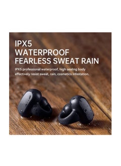 Mezone CLIPPER PRO Open Ear Bluetooth Wireless Earphones with Touch Control, IPX5 Waterproof & High Quality Bass Headphones, Black  - Image 2